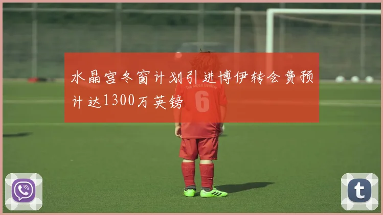 水晶宫冬窗计划引进博伊转会费预计达1300万英镑